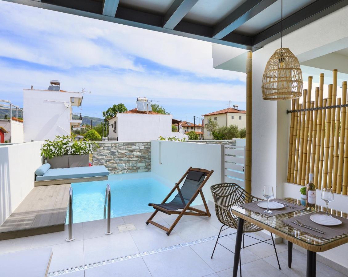 Alea Suites -Adults Only And Kids 14 Plus Asprovalta Exterior foto